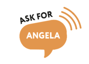 Ask for Angela logo